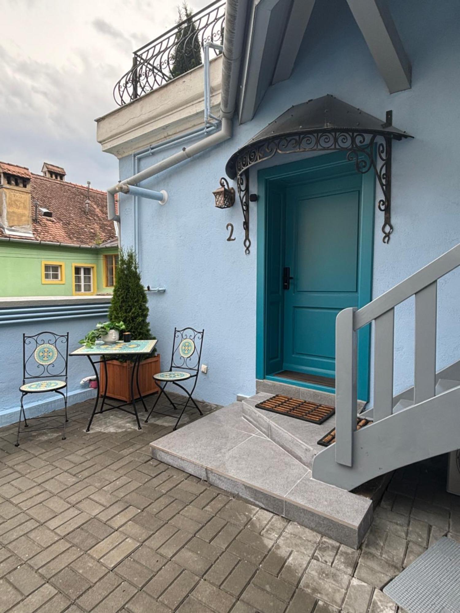 Blue House Citadel Elite Sighisoara Apartment ภายนอก รูปภาพ
